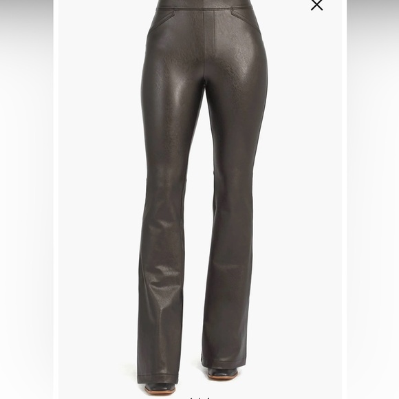 Spanx Leather-Like Flare Pants XS NWT! - Picture 3 of 13
